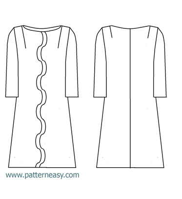 Платье А-силуэта фото