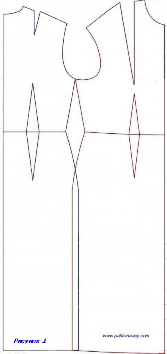 Выкройка праздничного платья фото