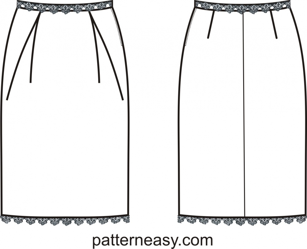 Простая выкройка нарядной юбки фото