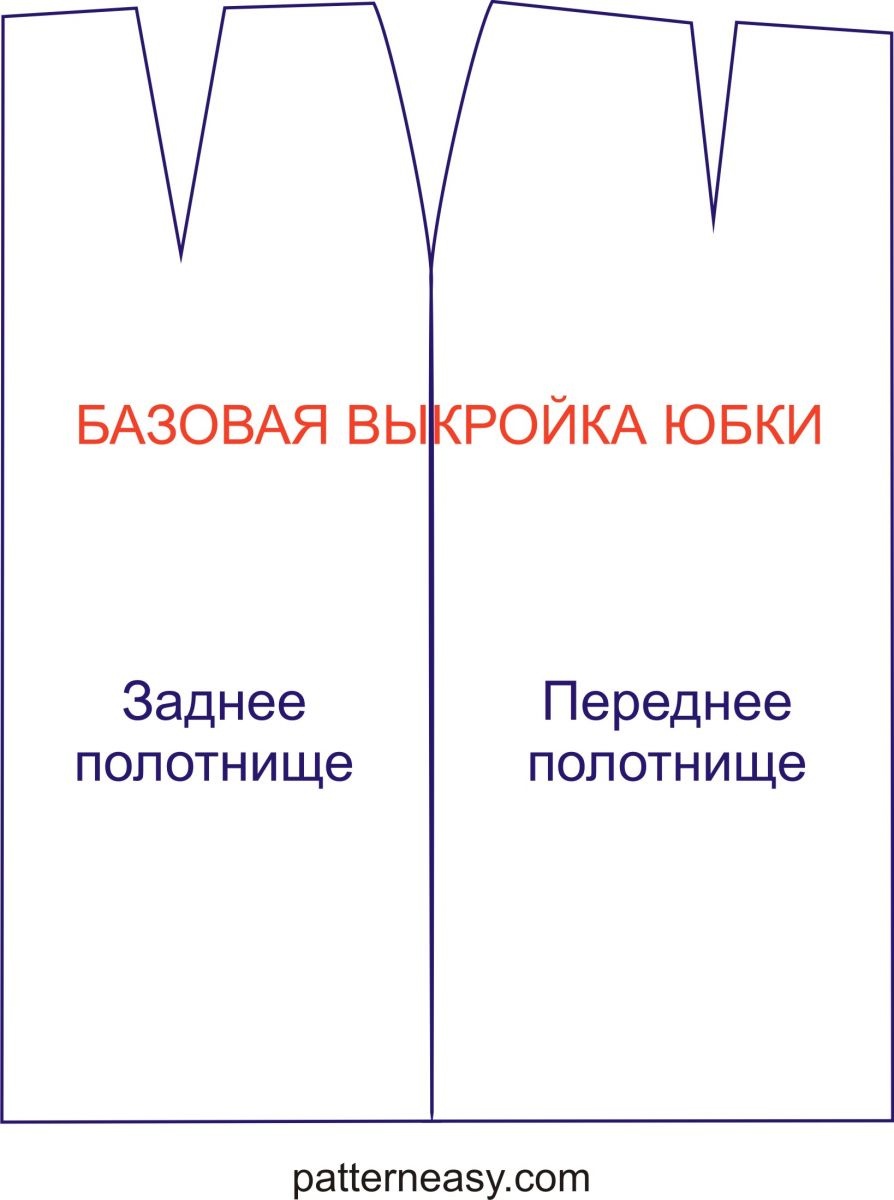 Простая выкройка нарядной юбки фото