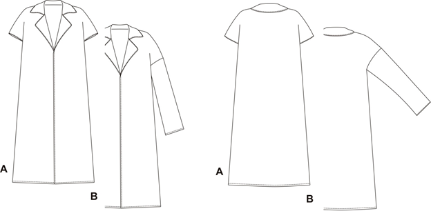 Летнее пальто. Инструкция по пошиву фото