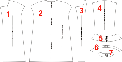 Летнее пальто. Инструкция по пошиву фото