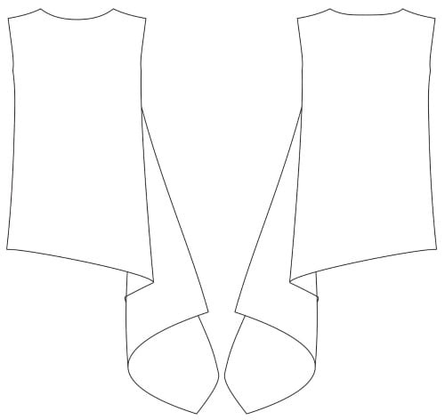 Топ с драпировкой. Инструкция по пошиву фото