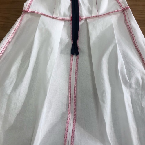 Платье в пол с принтом. Инструкция по распечатке выкроек и последовательность пошива фото