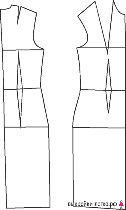 Выкройка платья "Ева" фото