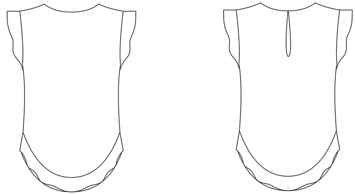 Топ с воланами. Инструкция по пошиву фото