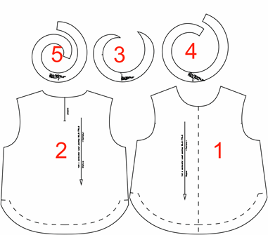 Топ с воланами. Инструкция по пошиву фото