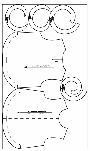 Топ с воланами. Инструкция по пошиву фото
