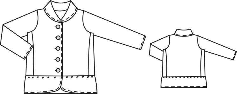 Куртка для девочки. Инструкция по пошиву фото