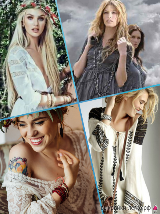 Брюки в стиле бохо фото