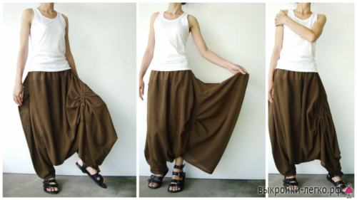 Брюки в стиле бохо фото