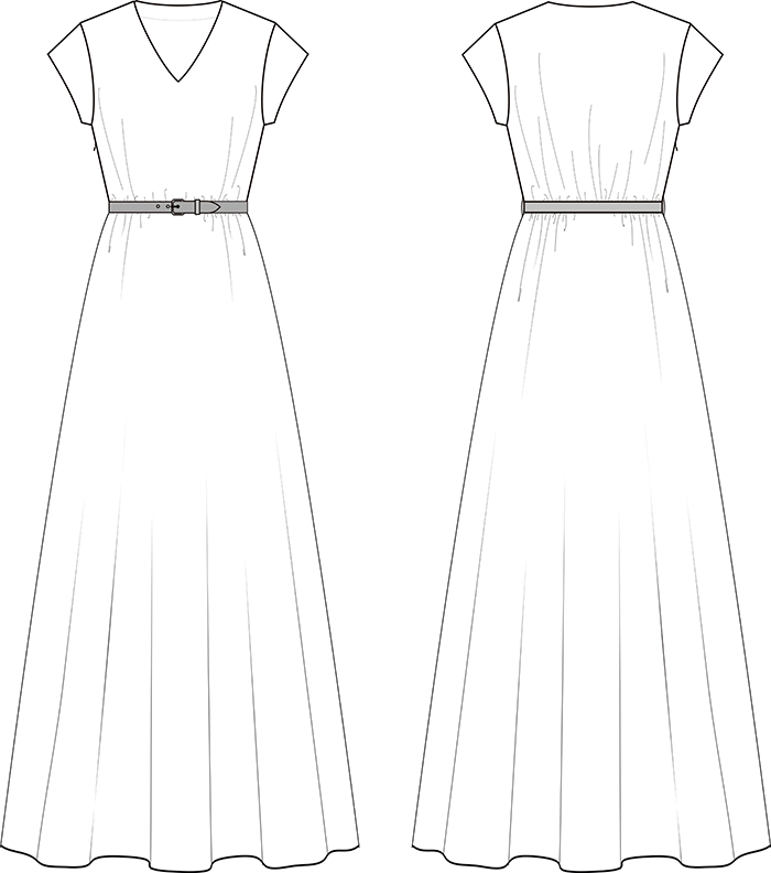 Выкройка летнего платья в пол фото