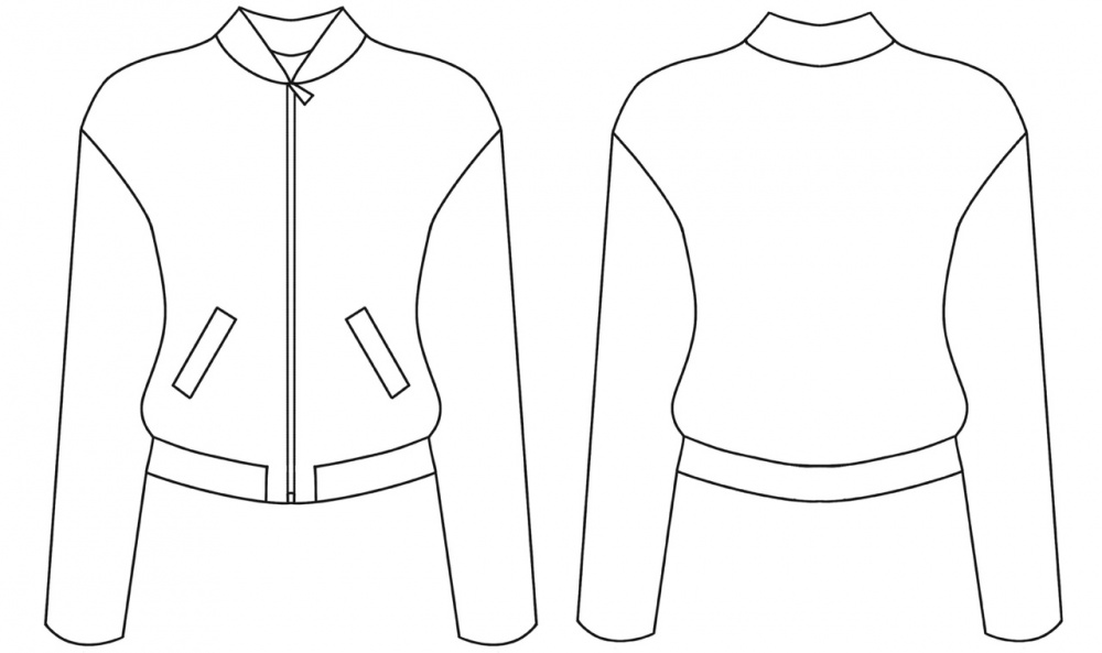 Выкройка бомбера. Беззаботная коллекция «Лиза» фото