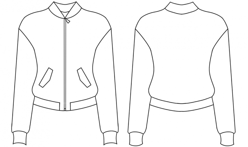 Выкройка бомбера. Беззаботная коллекция «Лиза» фото