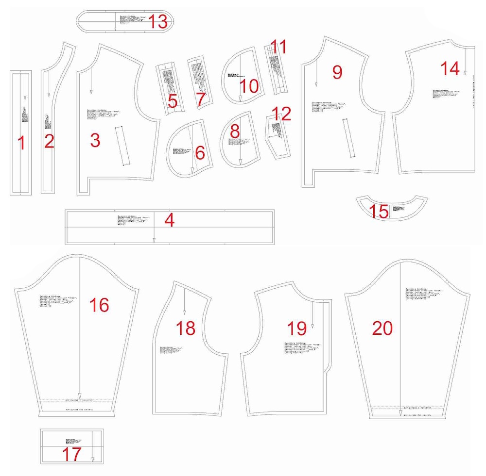 Выкройка бомбера. Беззаботная коллекция «Лиза» фото