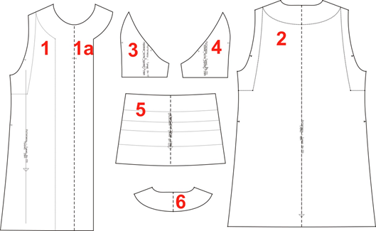 Платье и туника. Инструкция по распечатке выкроек и пошиву фото