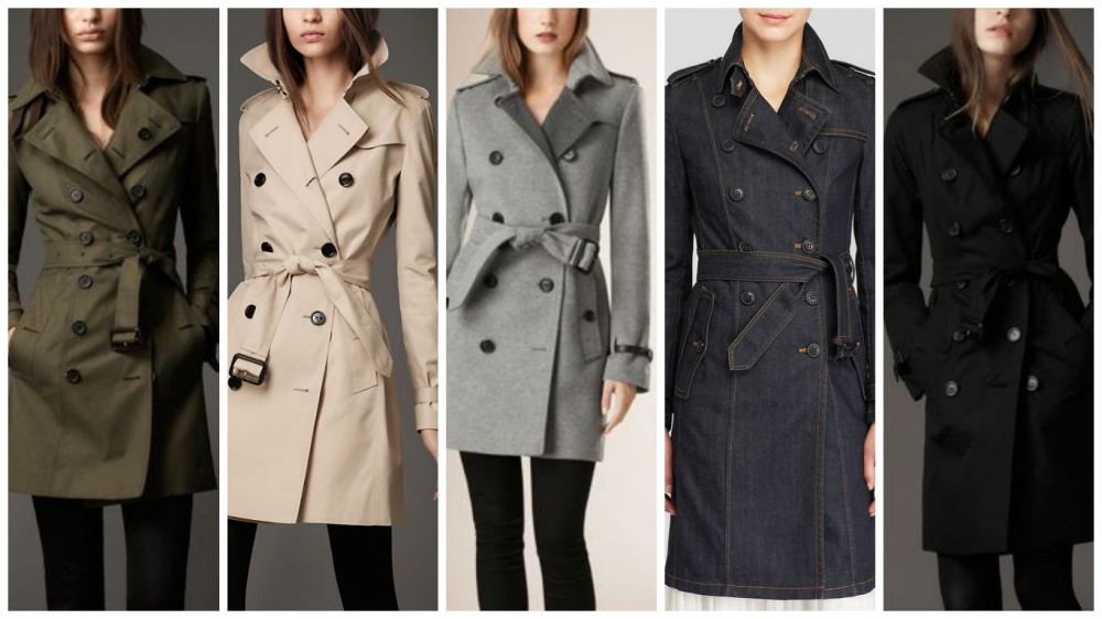 Женский плащ из джинсы фото