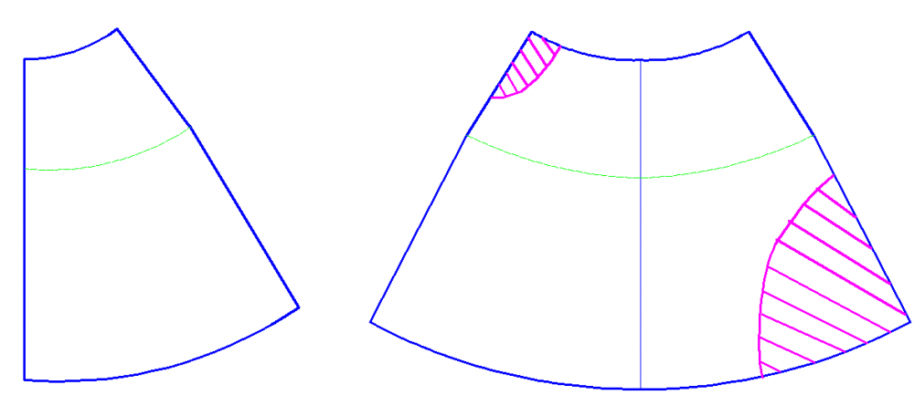 Шьем юбку-полусолнце фото