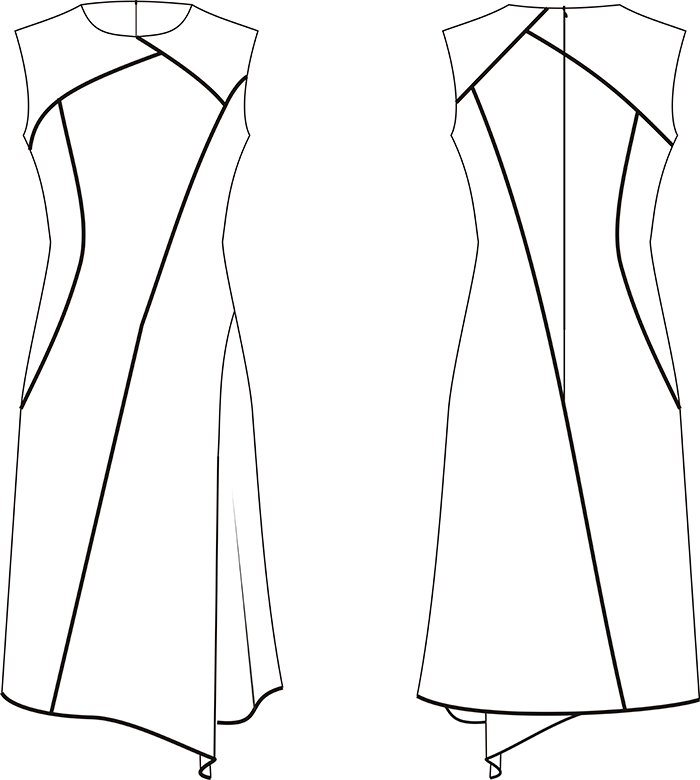 Платье-футляр. Инструкция по пошиву фото