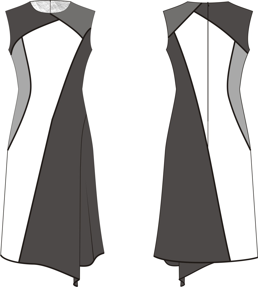 Платье-футляр. Инструкция по пошиву фото