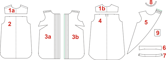 Платье-рубашка прямого силуэта. Инструкция по пошиву фото