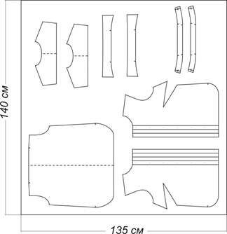 Платье-рубашка прямого силуэта. Инструкция по пошиву фото