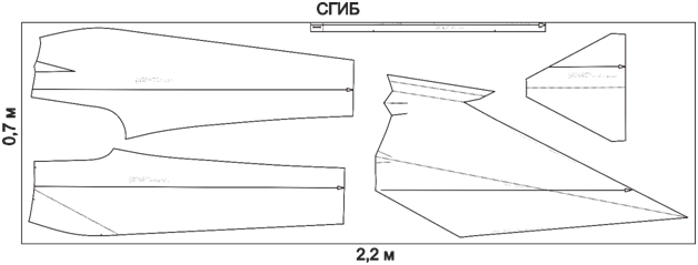 Брюки со встречными складками. Инструкция по пошиву фото