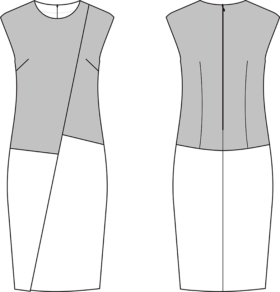 Платье «Геометрия». Инструкция по пошиву фото