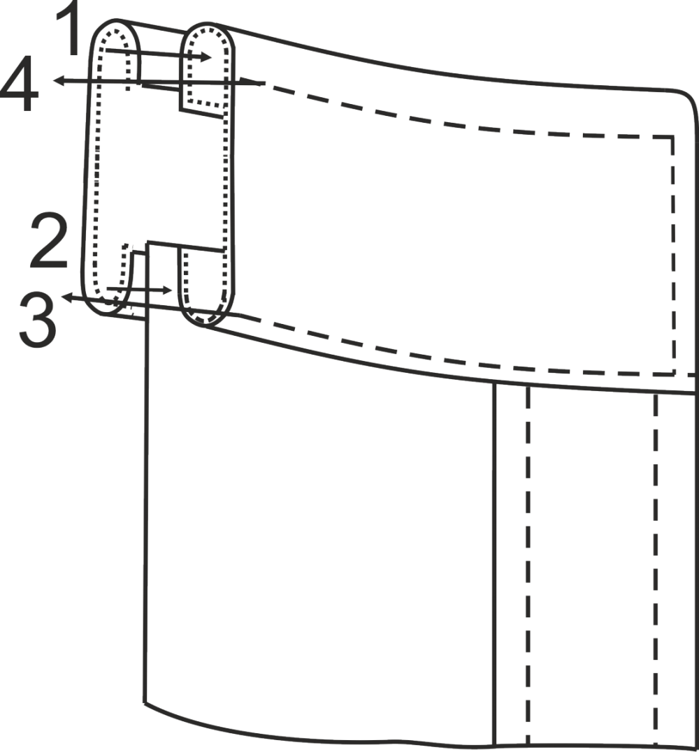 Блуза с воланом. Инструкция по распечатке выкроек и последовательность пошива фото