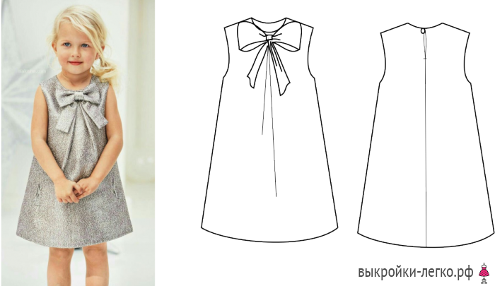 Как сшить летнее платье для девочки фото