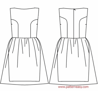 Праздничное платье. Инструкция по пошиву фото
