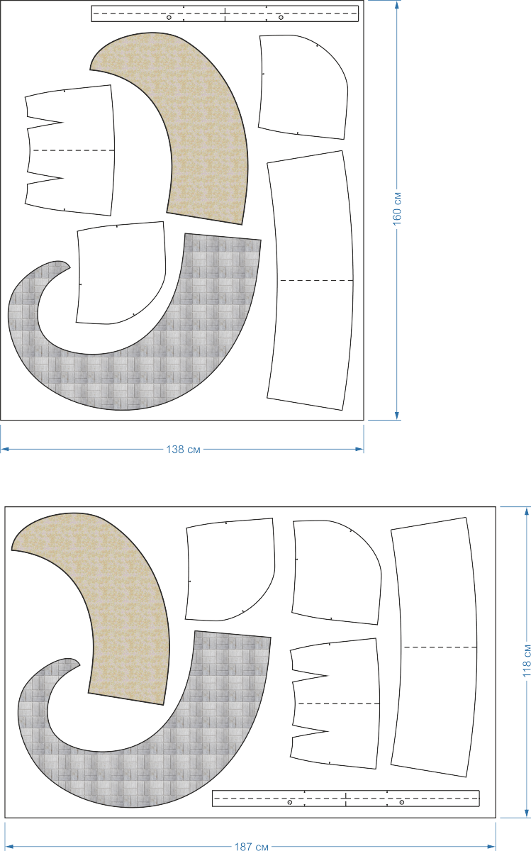 Летняя юбка с воланом. Инструкция по пошиву и печати выкройки фото