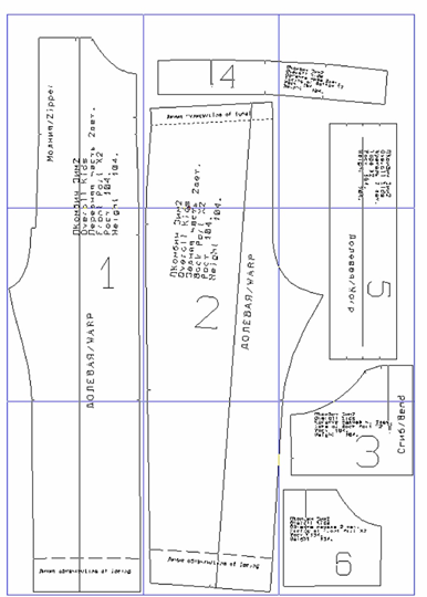 Выкройка детского зимнего полукомбинезона фото