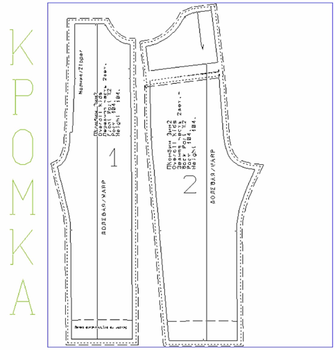 Выкройка детского зимнего полукомбинезона фото