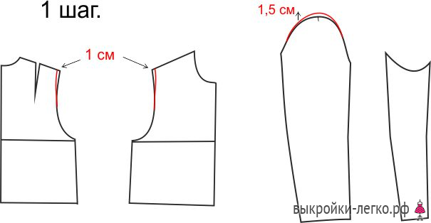 Выкройка рукава фото