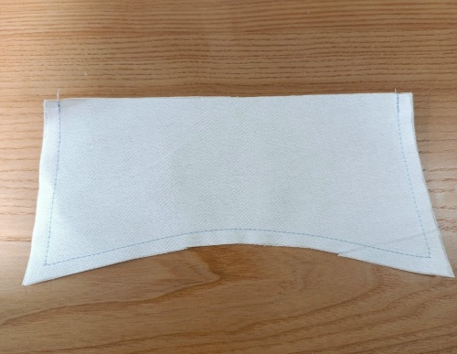 Выкройка блузы с имитацией чокера фото