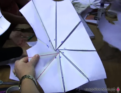 Драпировка в стиле оригами. Методика Шинго Сато, моделирование и пошив фото