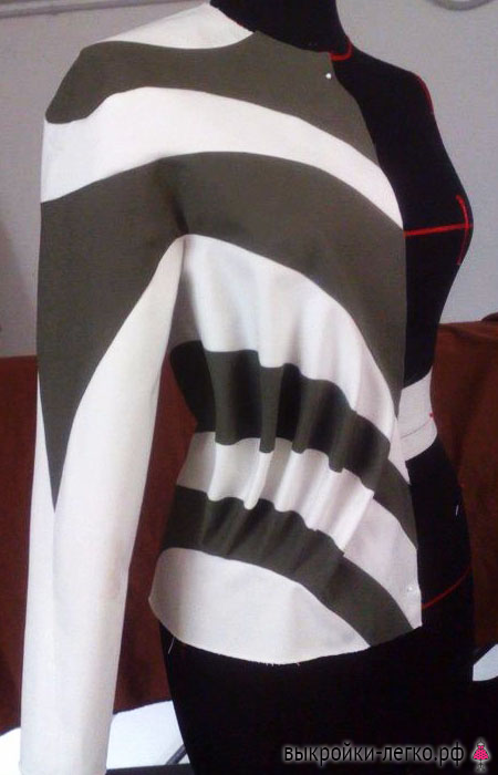 Драпировка в стиле оригами. Методика Шинго Сато, моделирование и пошив фото