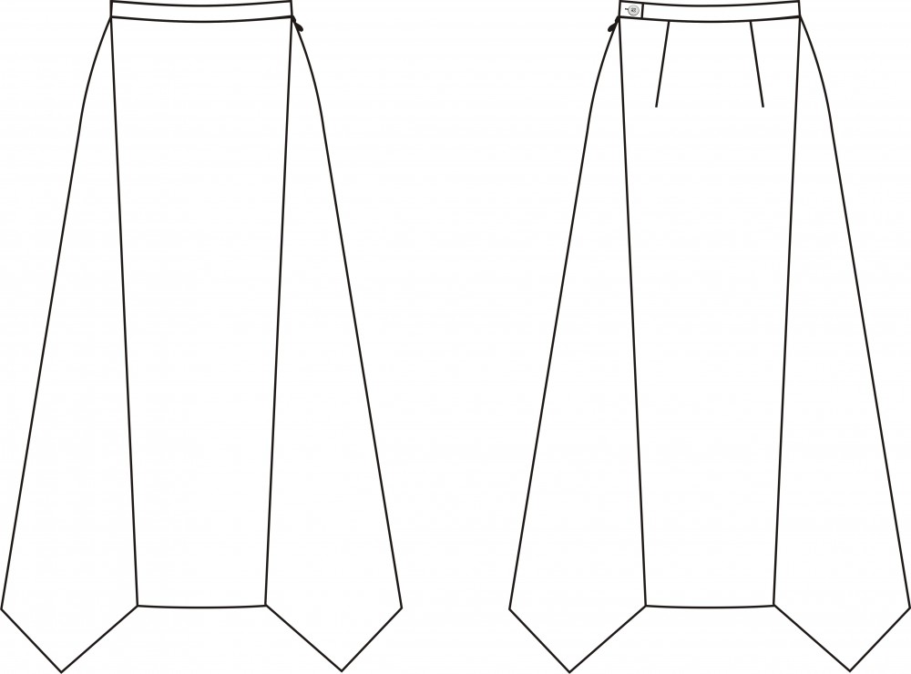 Юбка для офиса. Инструкция по пошиву и печати выкроек фото
