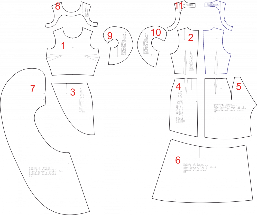 Платье «Галадриэль». Инструкция по пошиву фото