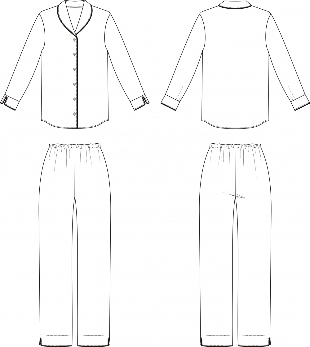 Выкройка пижамы «Миледи» фото