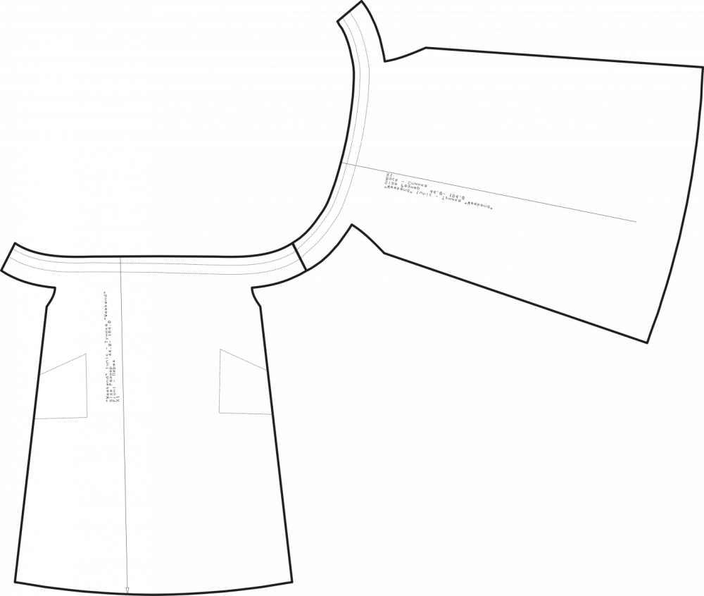 Туника «Уикенд». Инструкция по пошиву фото