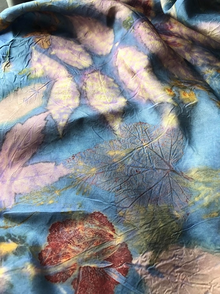 Солнечное окрашивание тканей фото