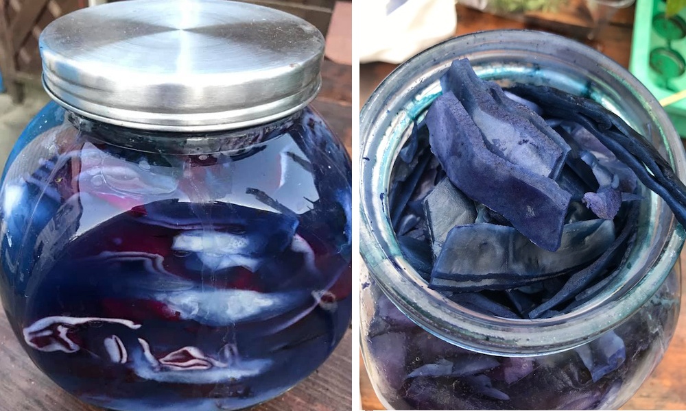 Солнечное окрашивание тканей фото