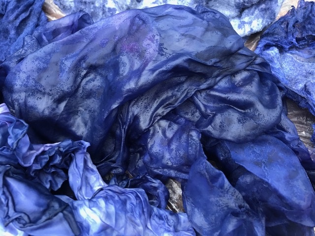 Солнечное окрашивание тканей фото