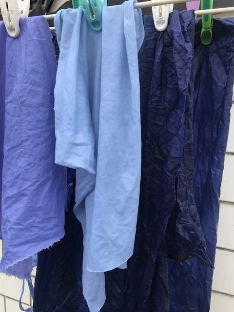 Солнечное окрашивание тканей фото