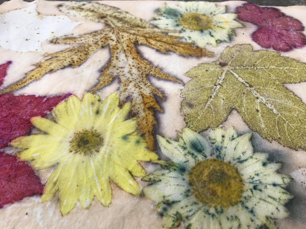 Экопринт для экосумки. Продолжение фото