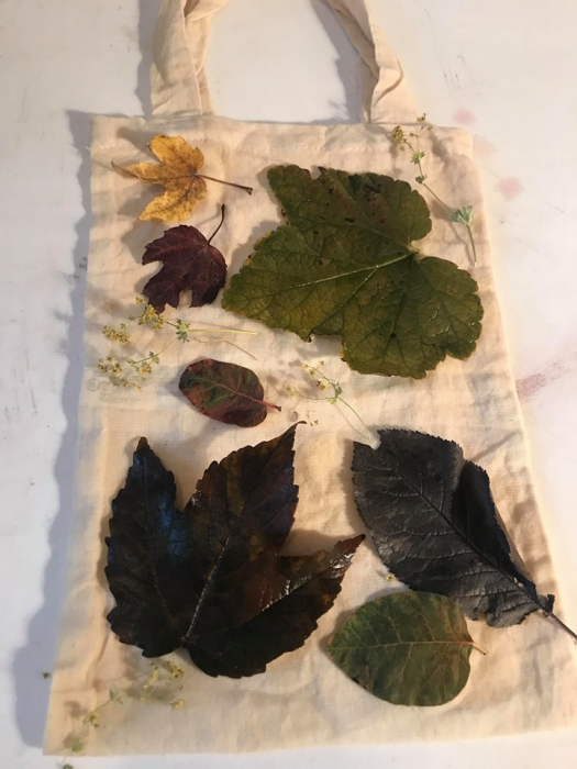 Экопринт для экосумки. Продолжение фото