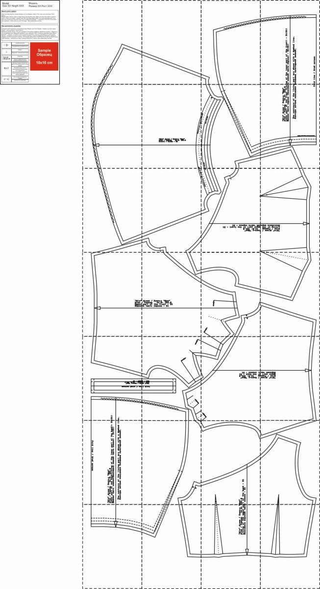 Платье «Мия». Инструкция по пошиву и печати выкроек фото
