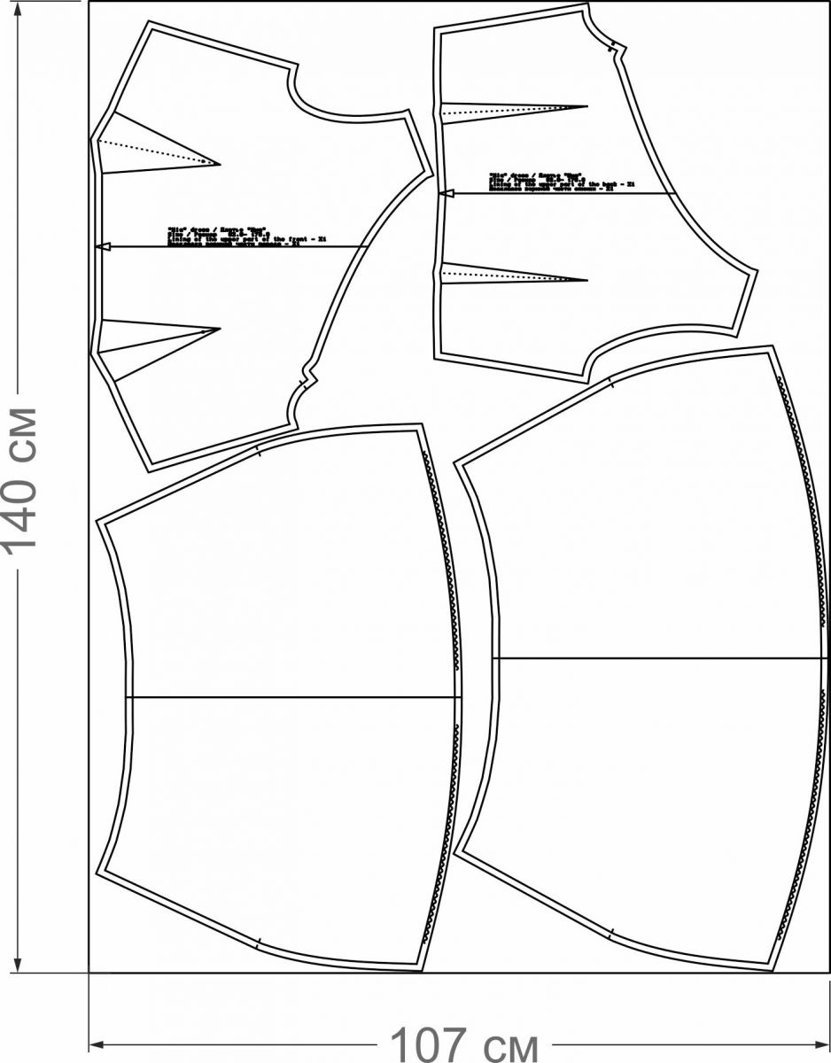 Платье «Мия». Инструкция по пошиву и печати выкроек фото